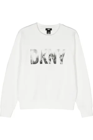 DKNY Skyline logo-debossed sweatshirt