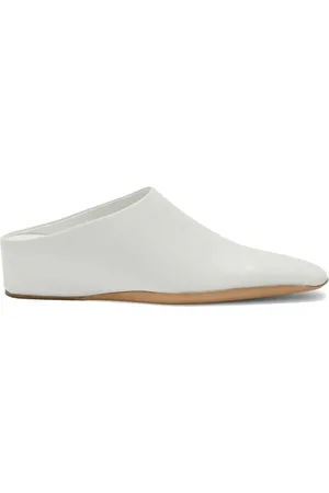 Jil Sander Square-toe leather mules