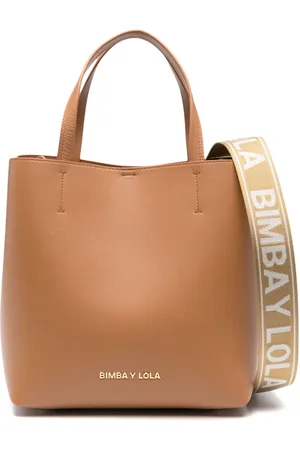 Bimba y Lola Large Chihuahua leather tote bag