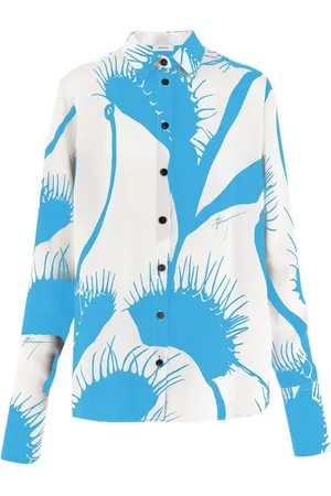 Salvatore Ferragamo Venus-print silk shirt