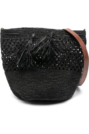 IBELIV Haingo raffia bucket bag