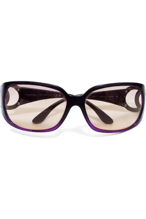 CHANEL 2000 CC square-frame sunglasses