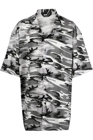 Balenciaga Camouflage-print shirt