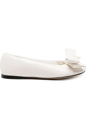 Loewe Puffy bow-detail ballerina shoes