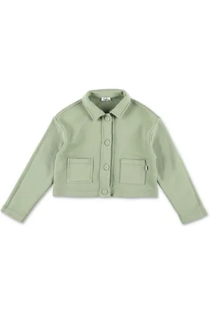 Il gufo Cropped ribbed knit jacket