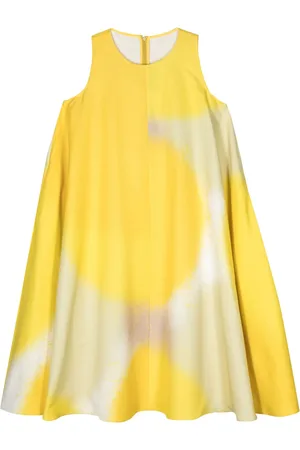 GIANLUCA CAPANNOLO Spray-paint faille midi dress