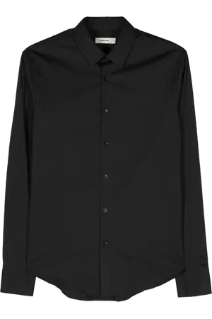 Sandro Classic-collar poplin shirt