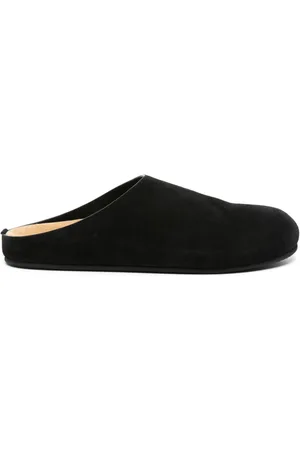The Row Almond suede sandals