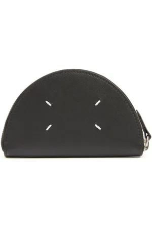 Maison Margiela Micro Halfmoon leather clutch