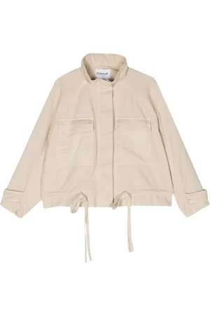 Dondup Drawstring-hem cotton jacket