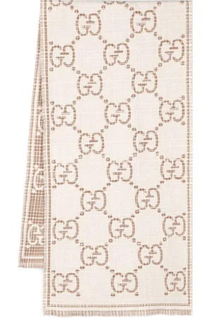 Gucci GG-jacquard wool scarf