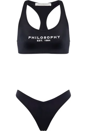 Serafini Logo-print bikini set