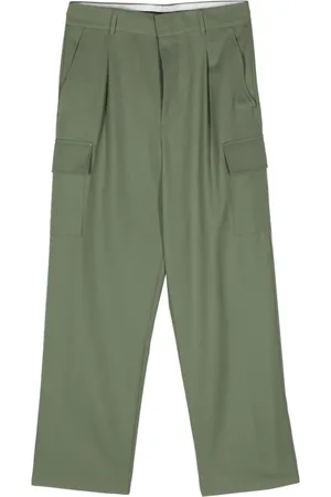 Drôle de Monsieur Straight-leg twill cargo trousers