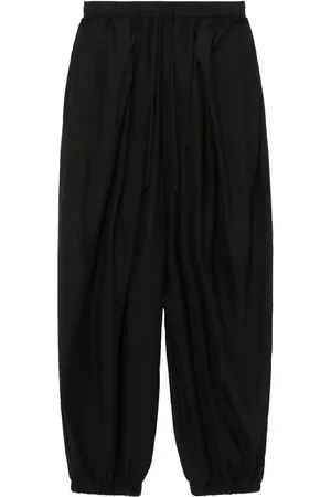 JULIUS Drawstring-waist wide-leg trousers