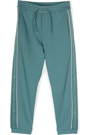 Emporio Armani Logo-tape track pants