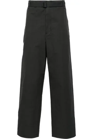 LEMAIRE Straight-leg belted trousers
