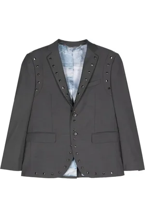 John Richmond Stud-embellished single-breasted blazer