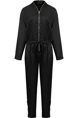 Uma Raquel Davidowicz Zip-up satin jumpsuit