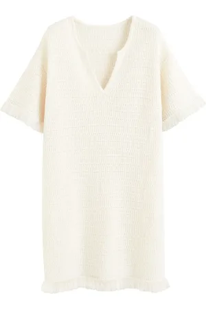 Chinti & Parker Mykonos knitted cotton minidress