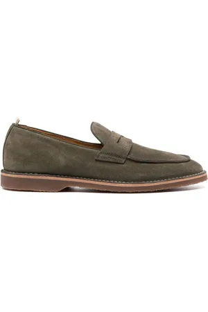 Officine Creative Bug 001 suede loafers - Brown
