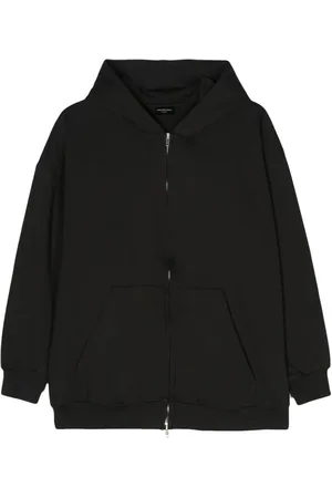 Balenciaga Crystal-logo zip-up hoodie