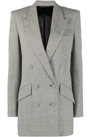 Givenchy Dogtooth-pattern wool blazer