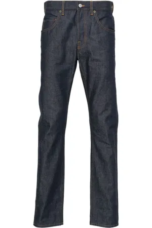Gucci Mid-rise tapered-leg jeans