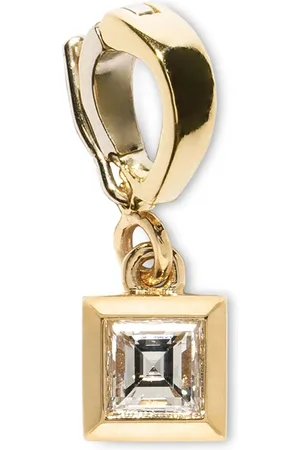 Azlee 18kt yellow diamond pendant charm
