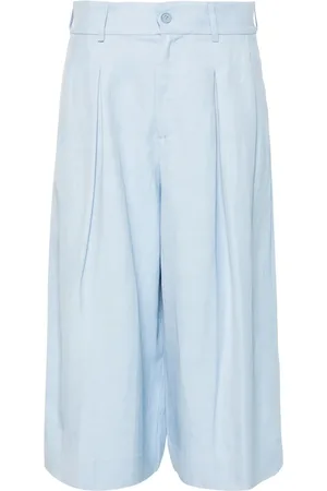 P.A.R.O.S.H. Pleated below-knee shorts