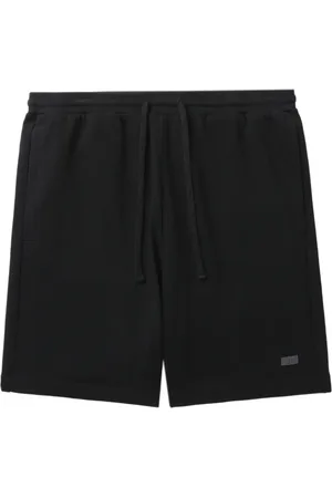 Izzue Drawstring-waist cotton shorts