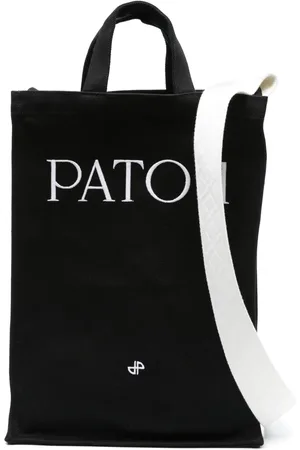 Patou Logo-embroidered tote bag