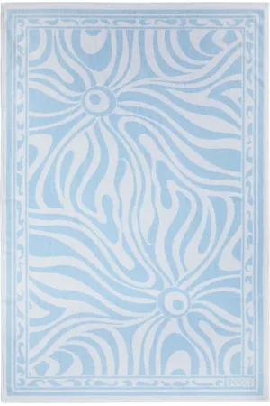 Puccini Marmo-jacquard cotton towel