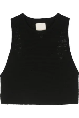 Emporio Armani Knitted cropped top
