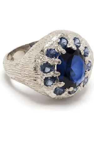 Bleue Burnham Sapphire signet ring