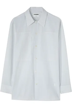 Jil Sander Striped long-sleeve cotton shirt