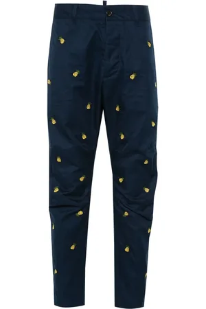Dsquared2 Embroidered Fruits chino pants