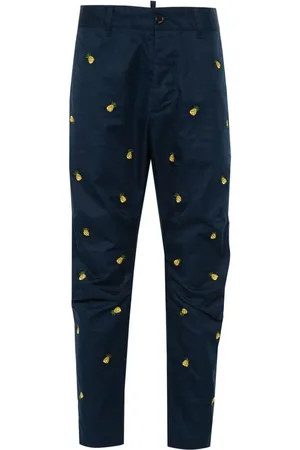 Dsquared2 Embroidered Fruits chino pants