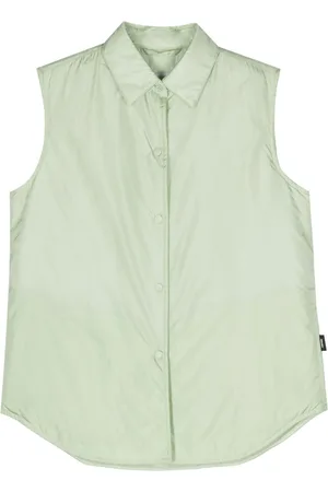 P.A.R.O.S.H. button-up wool gilet - Green