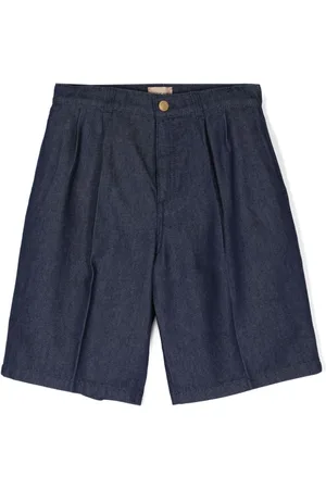 Gucci Pleat-detail denim shorts