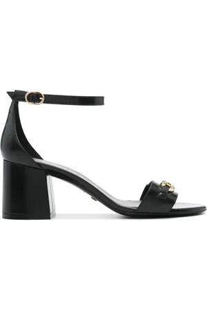 Stuart Weitzman SW Signature 70mm leather sandal