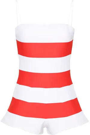 Jacquemus La combi Bimini striped playsuit