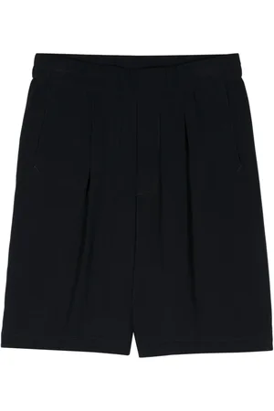 Giorgio Armani Pleat-detail wide-leg shorts
