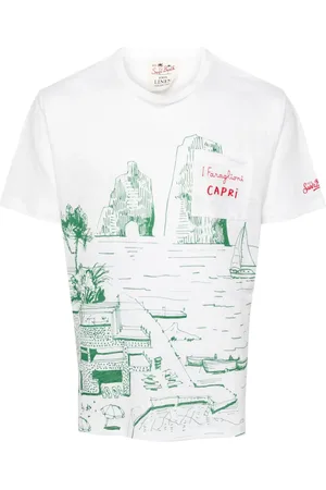 MC2 SAINT BARTH Ecstasea linen T-shirt