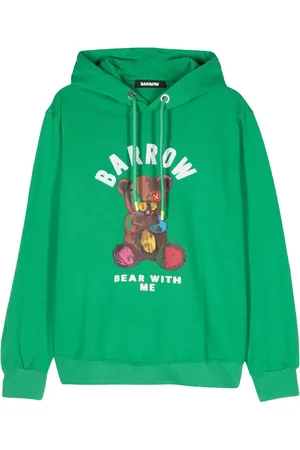 BARROW Logo-print cotton hoodie