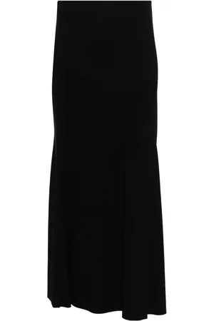 Dorothee Schumacher Tonal stitching flared midi skirt