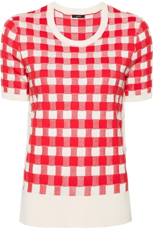 Joseph Vichy checked jumper