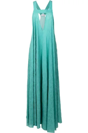 Olympiah Plunging V-neck gown