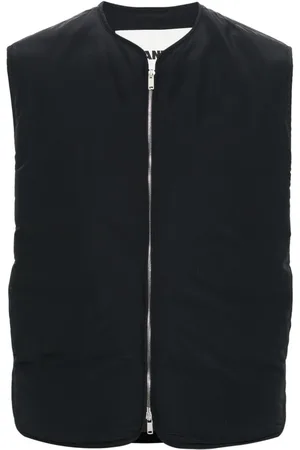 Jil Sander + zip-up padded gilet