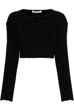 Alexander Wang Cropped ribbed sweater