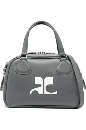 Courrèges Reedition leather tote bag